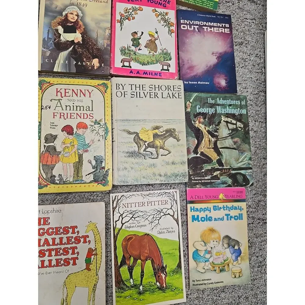 Lot‎ of 16 Vintage Mixed Authors Paperback & Hardcover Children's Story Books